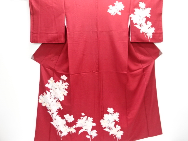 Japanese Kimono / Homongi Tsukesake Synthetic fiber